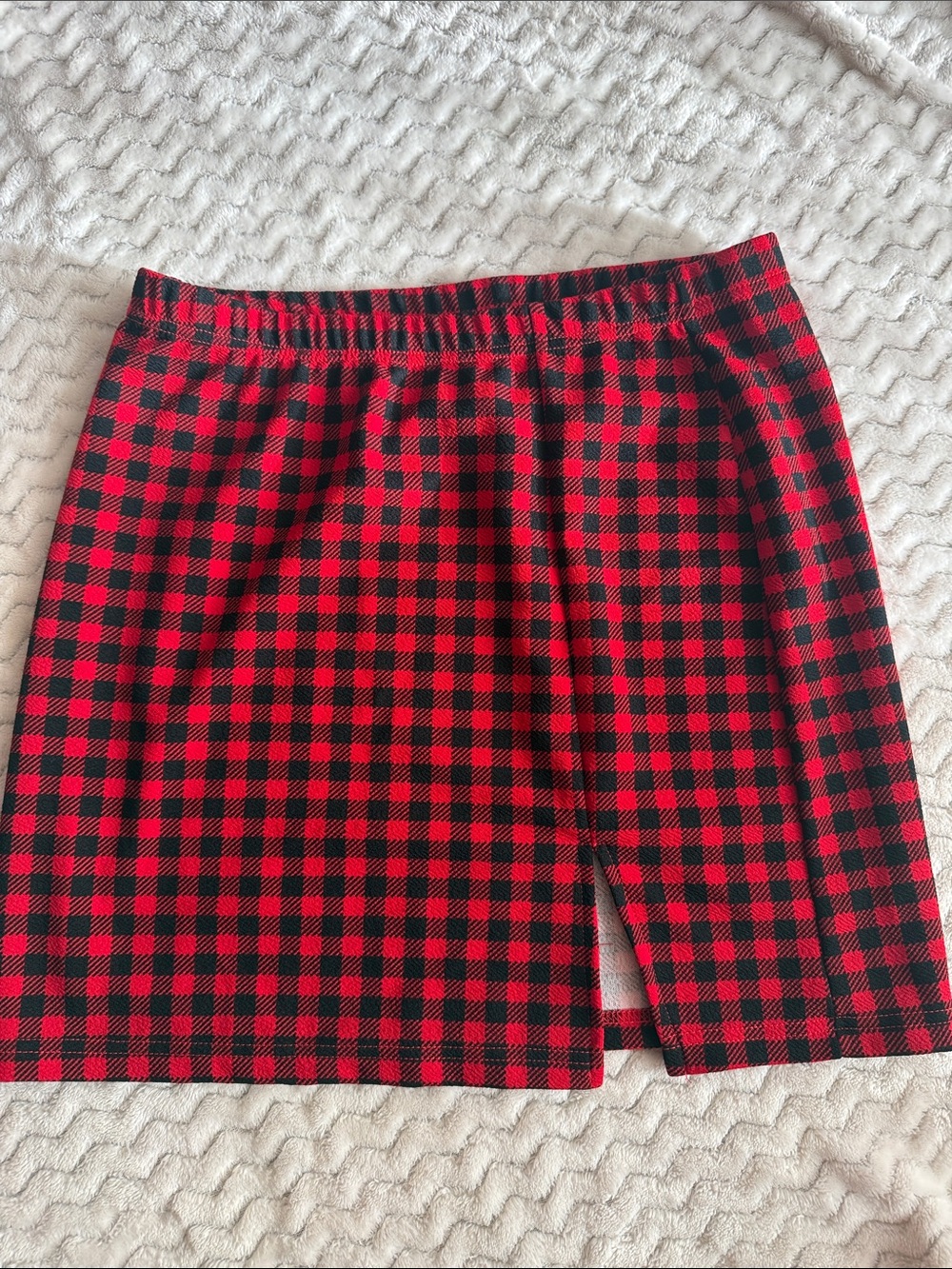Red and Black Checkered Men’s Shorts